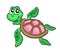 Little sea turtle pink