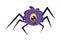 Little spider cartoon vector illustration