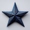 Little Star Blue Fabric Sculpture In Angura Kei Style