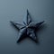 Little Star: Meticulous Photorealistic Still Life In Dark Indigo