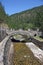 Little stone bridge mountain landscape