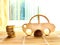 Little toy wooden car and euro money. Concept of the expensiveness of buying a new car, affordability of buying an old