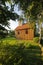 A little traditional wooden chapel in Waldviertel, Lower Austria