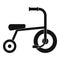 Little tricycle icon, simple style