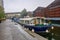 Little Venice canal in London at autumn