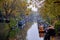 Little Venice canal in London at autumn