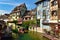 The little Venice of Colmar. Town of Colmar, Alsace region, France