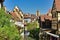 The little Venice of Colmar. Town of Colmar, Alsace region, France