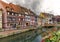 Little Venice, petite Venise, in Colmar, Alsace, France