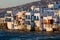 little venice at sunset, mykonos, Greece - luxury travel destiation - greek islands