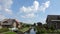 Little village of Belt-Schutsloot next to Giethoorn in the Netherlands