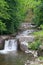 Little waterfall on a forest