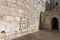 The Little Western Wall in the Old City in Jerusalem, Israel