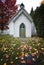 Little White Church in Autumn