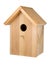 Little wood birdhouse isolated