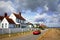 Littlestone village coastal street Kent United Kingdom