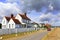 Littlestone village coastal street Kent United Kingdom