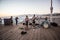 Live band at Santa Monica Pier