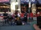 Live band on yawkey way, fenway park