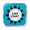 Live chat button