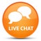 Live chat special orange round button