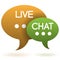 Live chat speech balloons