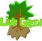 Live green concept tree image