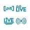 live internet connection wifi stream icons