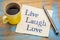 Live, laugh, love - napkin concept