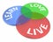 Live Learn Love Life Experience Venn Diagram Circles