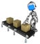 Live Screen Robot, Conveyor Box Check
