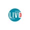 live show television program sign label