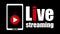 Live streaming logo design element