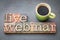 Live webinar word abstract in wood type