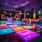 Lively Retro-themed Reception with Disco Vibes