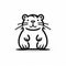 Lively Rodent Icon: Free-flowing Lines, Sublime Typography, Animated Gifs
