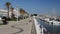 Lively streets of the town Vila Real Santo Antonio. Portugal