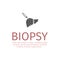 Liver Biopsy icon. Vector sign for web graphic.