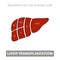 Liver transplantation concept