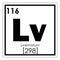 Livermorium chemical element