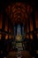 LIVERPOOL, ENGLAND, DECEMBER 27, 2018: The Lady Chapel in Liverpool Anglican Cathedral. Perspective view of a magnificent part