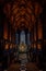 LIVERPOOL, ENGLAND, DECEMBER 27, 2018: The Lady Chapel in Liverpool Anglican Cathedral. Perspective view of a magnificent part