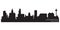 Liverpool, England skyline. Detailed vector silhouette