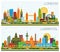 Liverpool and London City Skylines Set