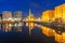 Liverpool Skyline Pier head sunset