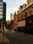 Liverpool Street Station entrance from Old Broad Gate just before 6 pm