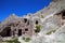 Lives and churches carved in the rocks area Toganli, Turkey