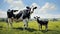 livestock dairy cow and calf