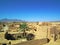 Living adobe made village in central desert of Iran