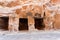 Living ancient caverns in Little Petra